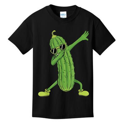 Dabbing Pickle Gift Dancing Cucumber Lover Funny Gifts Kids T-Shirt