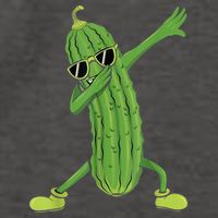 Dabbing Pickle Gift Dancing Cucumber Lover Funny Gifts Vector Backpack