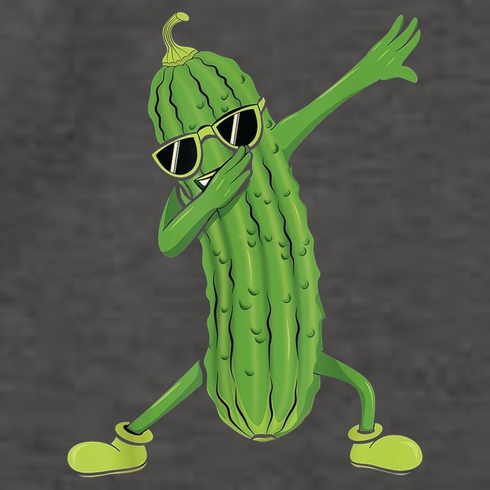 Dabbing Pickle Gift Dancing Cucumber Lover Funny Gifts Vector Backpack