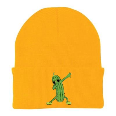 Dabbing Pickle Gift Dancing Cucumber Lover Funny Gifts Knit Cap Winter Beanie