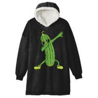 Dabbing Pickle Gift Dancing Cucumber Lover Funny Gifts Hooded Wearable Blanket