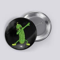 Dabbing Pickle Gift Dancing Cucumber Lover Funny Gifts Button