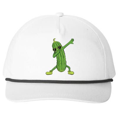 Dabbing Pickle Gift Dancing Cucumber Lover Funny Gifts Snapback Five-Panel Rope Hat