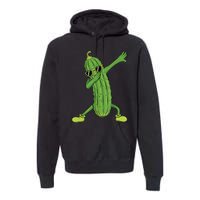 Dabbing Pickle Gift Dancing Cucumber Lover Funny Gifts Premium Hoodie