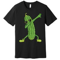 Dabbing Pickle Gift Dancing Cucumber Lover Funny Gifts Premium T-Shirt