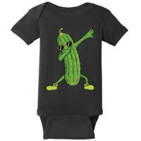 Dabbing Pickle Gift Dancing Cucumber Lover Funny Gifts Baby Bodysuit