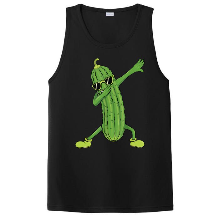 Dabbing Pickle Gift Dancing Cucumber Lover Funny Gifts PosiCharge Competitor Tank