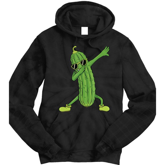 Dabbing Pickle Gift Dancing Cucumber Lover Funny Gifts Tie Dye Hoodie