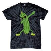 Dabbing Pickle Gift Dancing Cucumber Lover Funny Gifts Tie-Dye T-Shirt