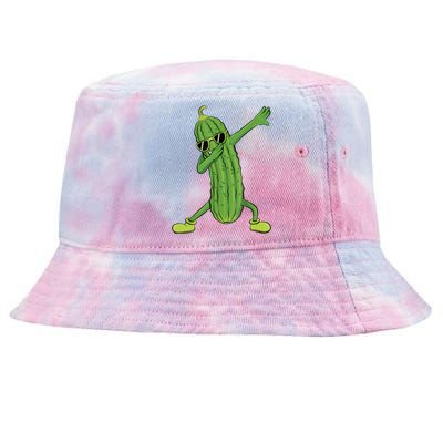 Dabbing Pickle Gift Dancing Cucumber Lover Funny Gifts Tie-Dyed Bucket Hat