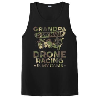 Drone Pilot Grandpa Is My Name Drone Racing Is My Game Great Gift PosiCharge Competitor Tank