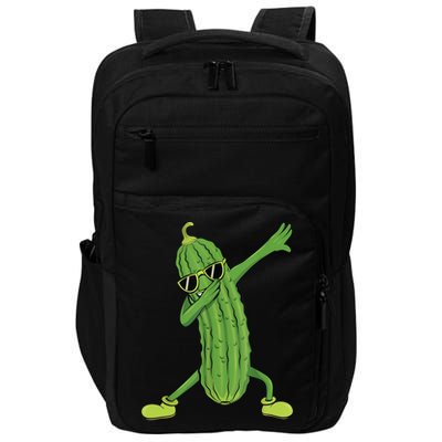 Dabbing Pickle Gift Dancing Cucumber Lover Impact Tech Backpack