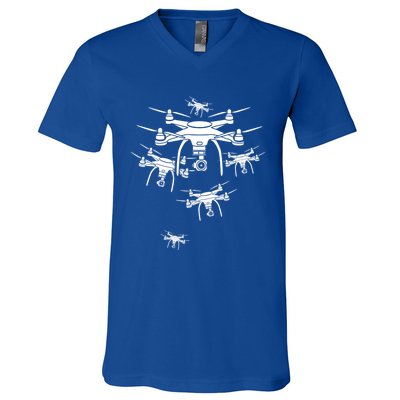 Drone Pilot Gift V-Neck T-Shirt