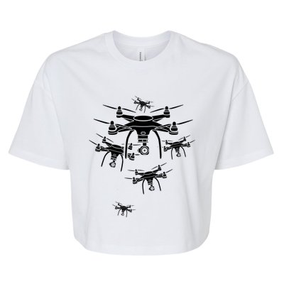 Drone Pilot Gift Bella+Canvas Jersey Crop Tee