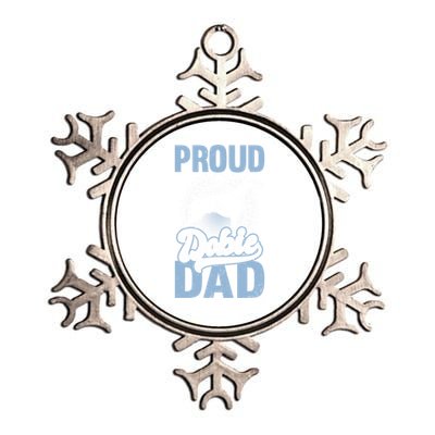 Dober Pinscher Gift Proud Dobie Dad Gift Metallic Star Ornament