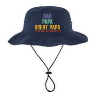 Dad Papa Great Papa I Just Keep Getting Better Great Papa Legacy Cool Fit Booney Bucket Hat