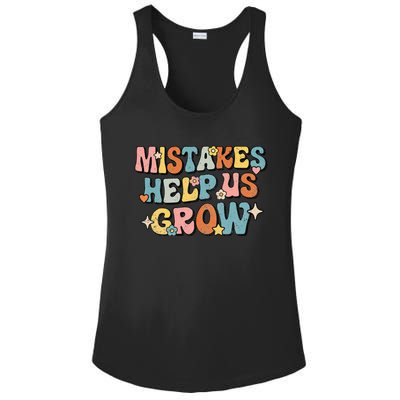 Daisy Positive Growth Mindset Retro Teacher Back To School Ladies PosiCharge Competitor Racerback Tank