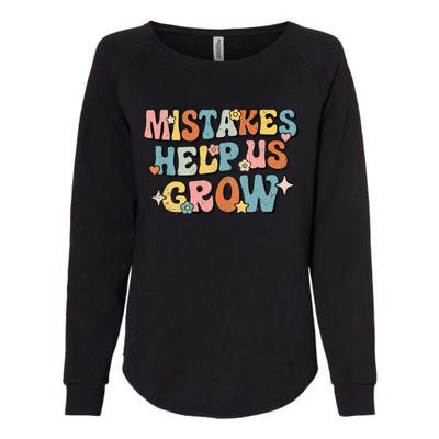 Daisy Positive Growth Mindset Retro Teacher Back To School Womens California Wash Sweatshirt