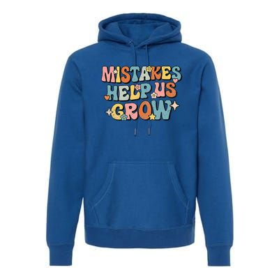 Daisy Positive Growth Mindset Retro Teacher Back To School Premium Hoodie