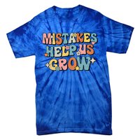 Daisy Positive Growth Mindset Retro Teacher Back To School Tie-Dye T-Shirt