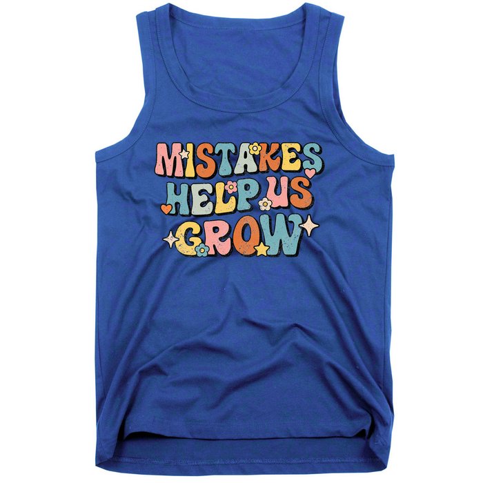 Daisy Positive Growth Mindset Retro Teacher Back To School Tank Top