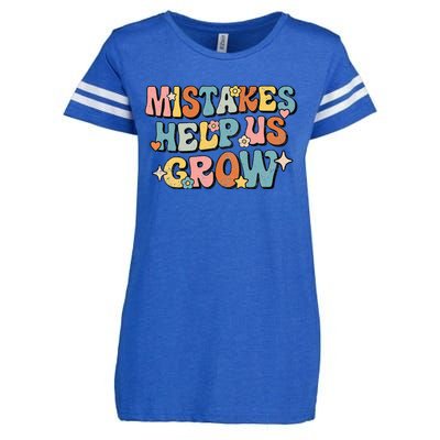 Daisy Positive Growth Mindset Retro Teacher Back To School Enza Ladies Jersey Football T-Shirt