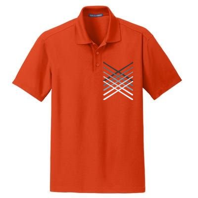 Drummer Percussionist Gift Drumsticks Tee Dry Zone Grid Polo