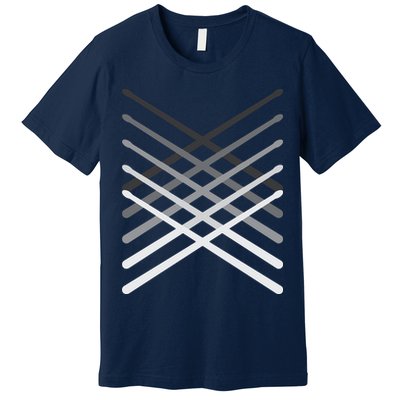Drummer Percussionist Gift Drumsticks Tee Premium T-Shirt