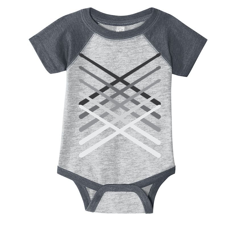 Drummer Percussionist Gift Drumsticks Tee Infant Baby Jersey Bodysuit