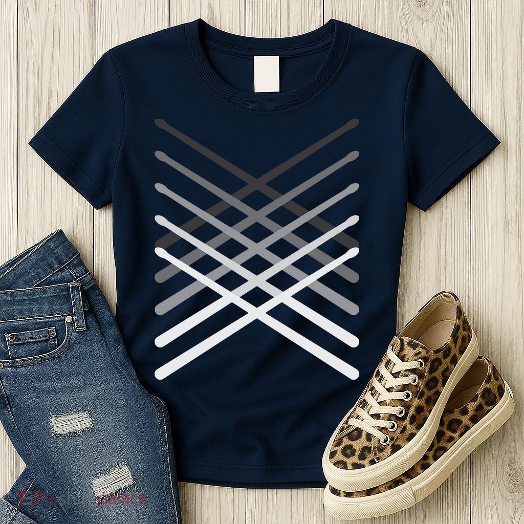 Drummer Percussionist Gift Drumsticks Tee Womens T-Shirt