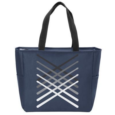 Drummer Percussionist Gift Drumsticks Tee Zip Tote Bag