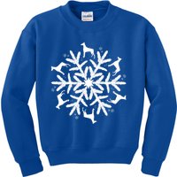 Dober Pinscher Gift Christmas Snowflake Great Gift Kids Sweatshirt