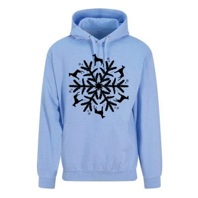 Dober Pinscher Gift Christmas Snowflake Gift Unisex Surf Hoodie