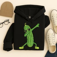 Dabbing Pickle Gift Dancing Cucumber Lover Funny Gifts Hoodie