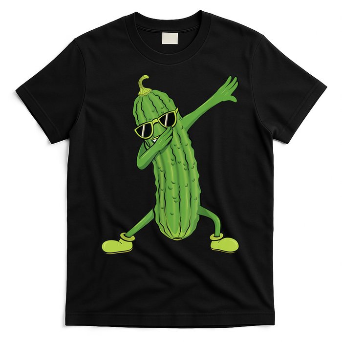 Dabbing Pickle Gift Dancing Cucumber Lover Funny Gifts T-Shirt