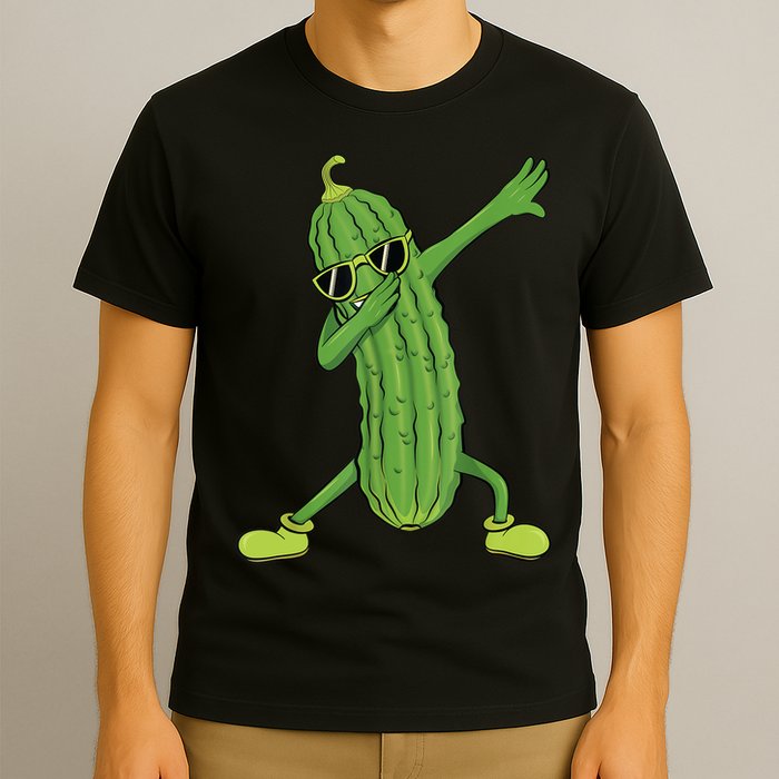 Dabbing Pickle Gift Dancing Cucumber Lover Funny Gifts T-Shirt