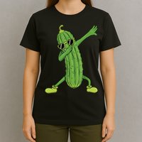 Dabbing Pickle Gift Dancing Cucumber Lover Funny Gifts T-Shirt