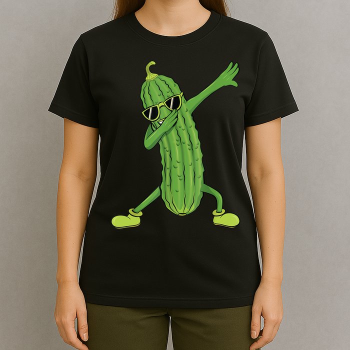 Dabbing Pickle Gift Dancing Cucumber Lover Funny Gifts T-Shirt