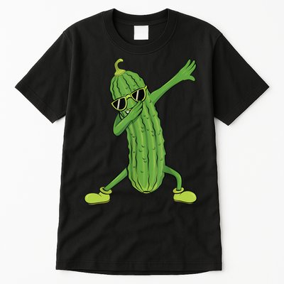 Dabbing Pickle Gift Dancing Cucumber Lover Funny Gifts Tall T-Shirt