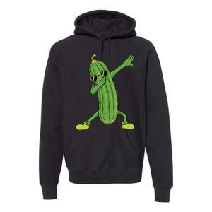 Dabbing Pickle Gift Dancing Cucumber Lover Funny Gifts Premium Hoodie