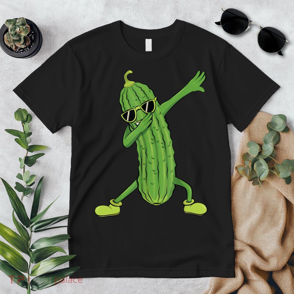 Dabbing Pickle Gift Dancing Cucumber Lover Funny Gifts Premium T-Shirt