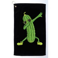 Dabbing Pickle Gift Dancing Cucumber Lover Funny Gifts Golf Towel