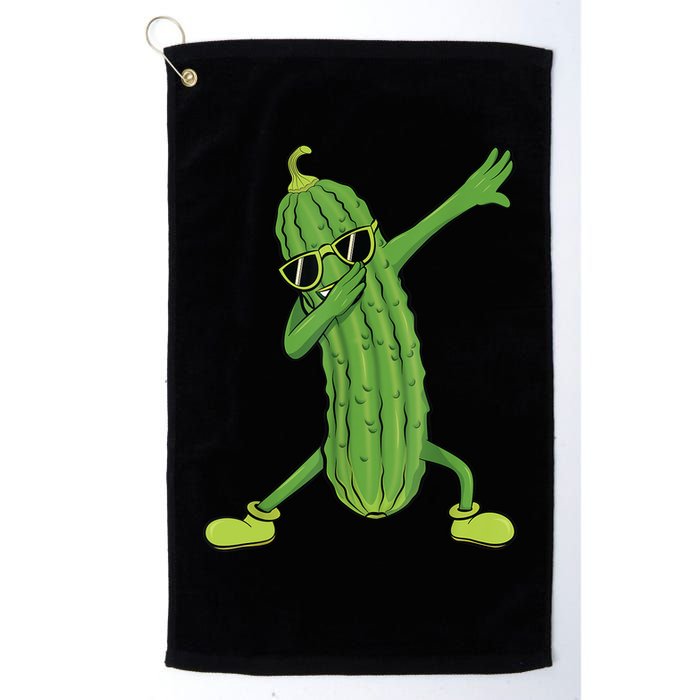 Dabbing Pickle Gift Dancing Cucumber Lover Funny Gifts Golf Towel