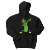 Dabbing Pickle Gift Dancing Cucumber Lover Funny Gifts Kids Hoodie