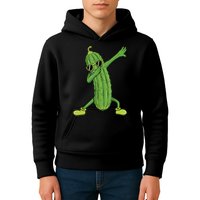 Dabbing Pickle Gift Dancing Cucumber Lover Funny Gifts Kids Hoodie