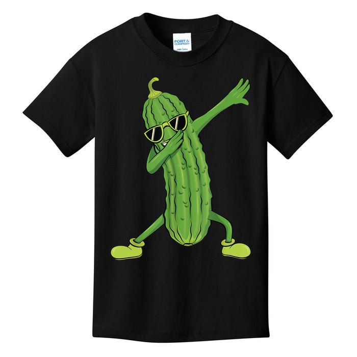 Dabbing Pickle Gift Dancing Cucumber Lover Funny Gifts Kids T-Shirt