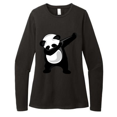 Dabbing Panda Great Gift Cute Giant Panda Bear Dab Dance Great Gift Womens CVC Long Sleeve Shirt