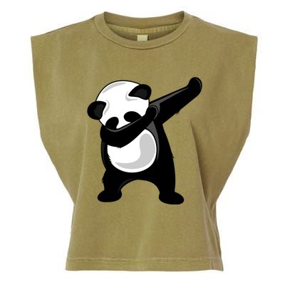 Dabbing Panda Great Gift Cute Giant Panda Bear Dab Dance Great Gift Garment-Dyed Women's Muscle Tee