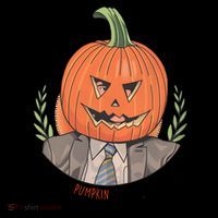 Dwight Pumpkin Head Halloween Funny I Mean The Pumpkin Should Rot Off Of My Head Drawstring Bag