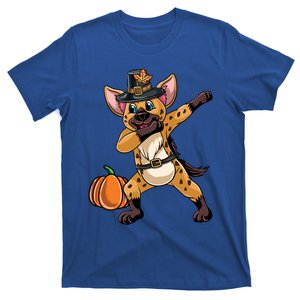 Dabbing Pilgrim Hyena Thanksgiving Gift T-Shirt